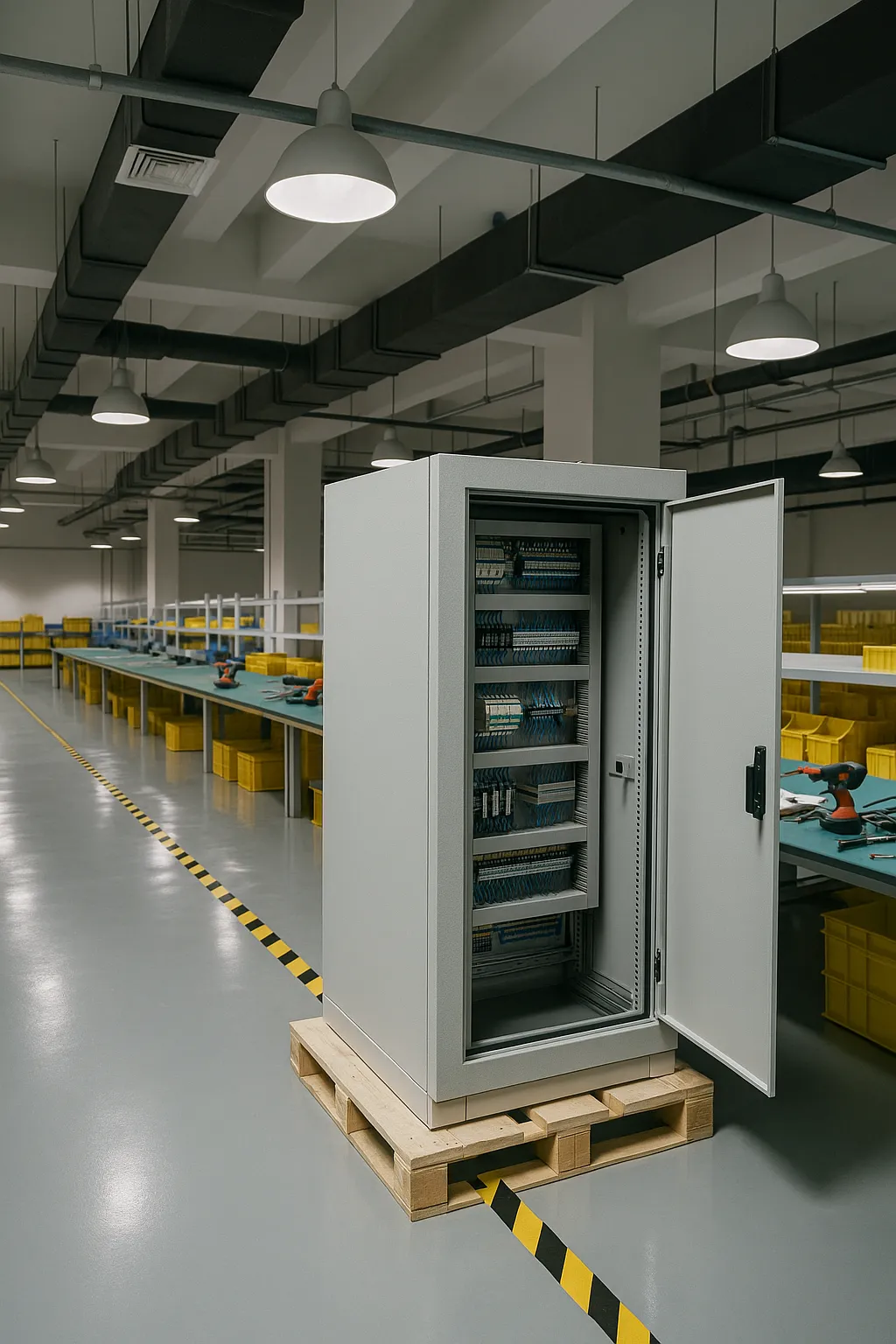 Línea de producción controlada con calidad para fabricación y ensamblaje de PCB