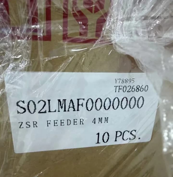 Etiqueta de caja de alimentadores YAMAHA ZSR originales de 4 mm, 10 unidades